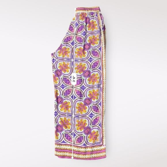 Haute Hippie Set Wide Leg Pant Open Reversible Kimono Cardigan Size M Boho - Picture 16 of 16